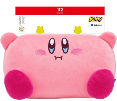 HORI Plush Pouch (Kirby) for Nintendo Switch 2 - Plushie Bag for Switch 2 - Officially Licensed by Nintendo