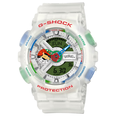 G-SHOCK x Pokémon GA-110 Pokémon Collab ANALÓGICO DIGITAL SERIE 110 GA-110PKM-7A