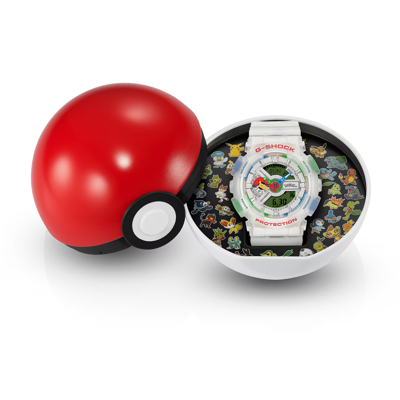 G-SHOCK x Pokémon GA-110 Pokémon Collab ANALÓGICO DIGITAL SERIE 110 GA-110PKM-7A thumbnail