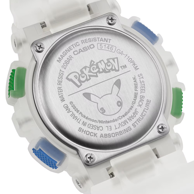 G-SHOCK x Pokémon GA-110 Pokémon Collab ANALÓGICO DIGITAL SERIE 110 GA-110PKM-7A thumbnail