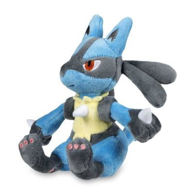 Lucario Sitting Cuties Plush - 6 In