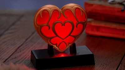 Lámpara de Contenedor de Corazón de Zelda